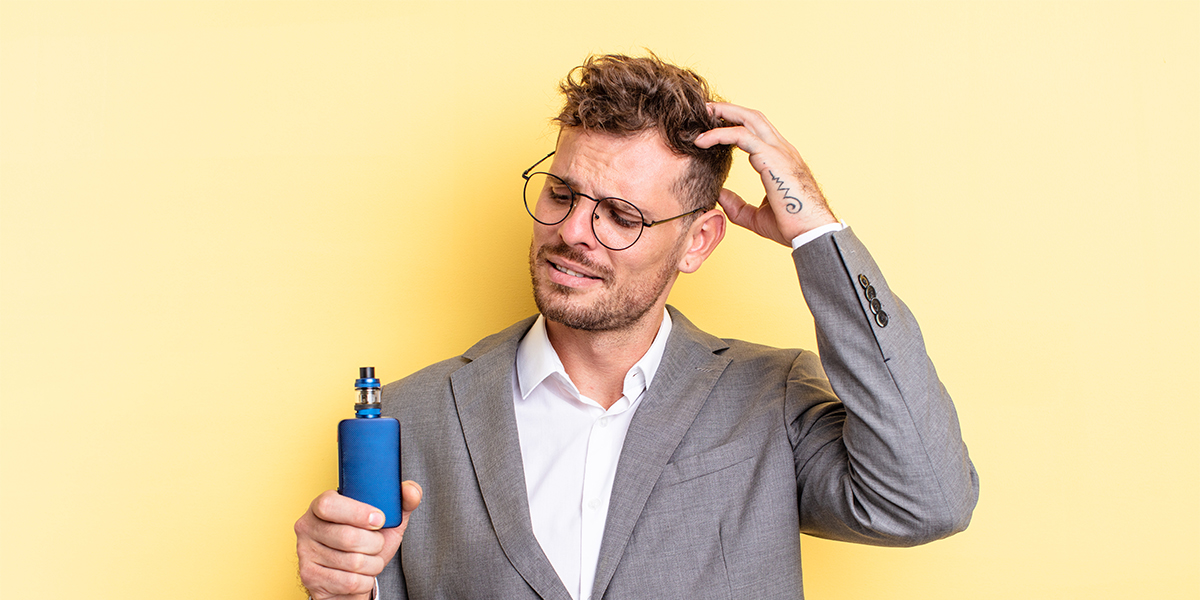 Běžné chyby při používání e-cigaret