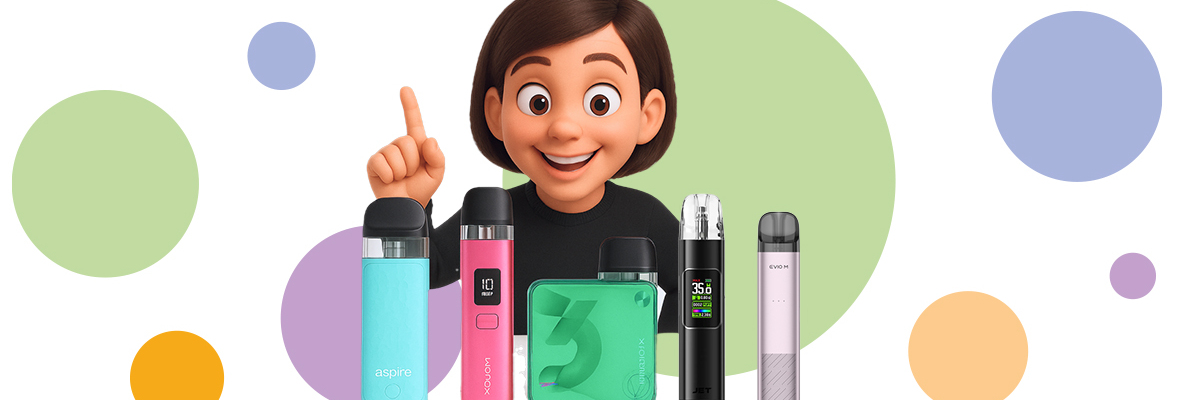 Základné elektronické cigarety (PODy)