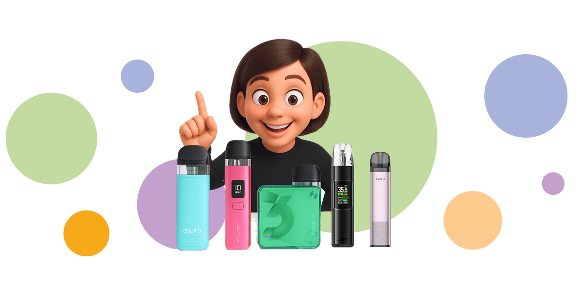 Základní elektronické cigarety (PODy)