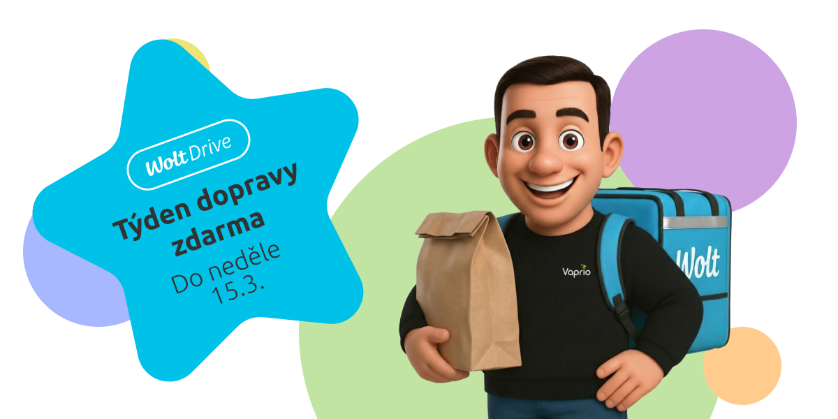 Týden dopravy přes Wolt ZDARMA je tady!