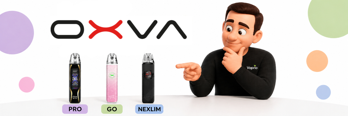 Srovnání OXVA vape: Xlim Pro, GO, NeXLIM | Vaprio.cz