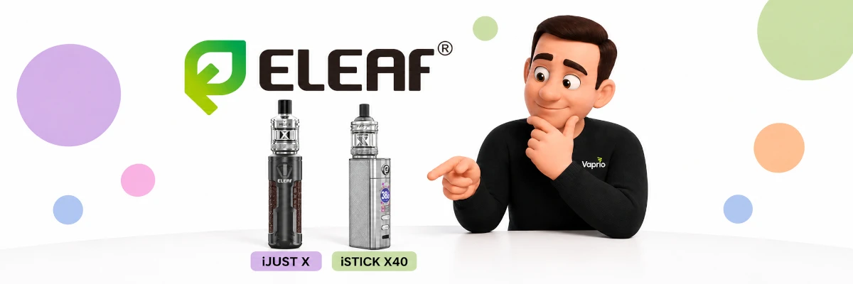 Eleaf iJust X vs. iStick X40: Výběr e-cigarety | Vaprio.cz
