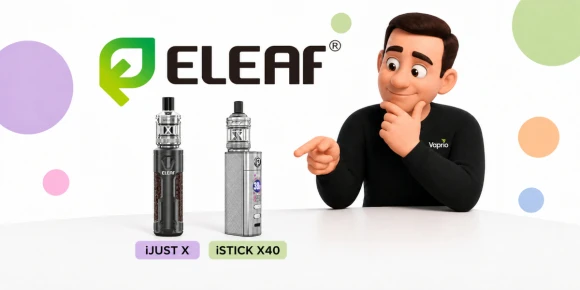Eleaf iJust X vs. iStick X40: ktorú e-cigaretu vybrať?