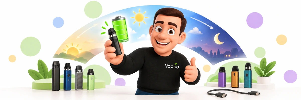 E-cigarety s dlhou výdržou: 7 modelov, ktoré nemusíte stále nabíjať