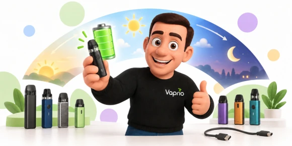 E-cigarety s dlhou výdržou: 7 modelov, ktoré nemusíte stále nabíjať