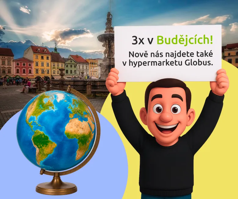Jsme 3x v Budějcích