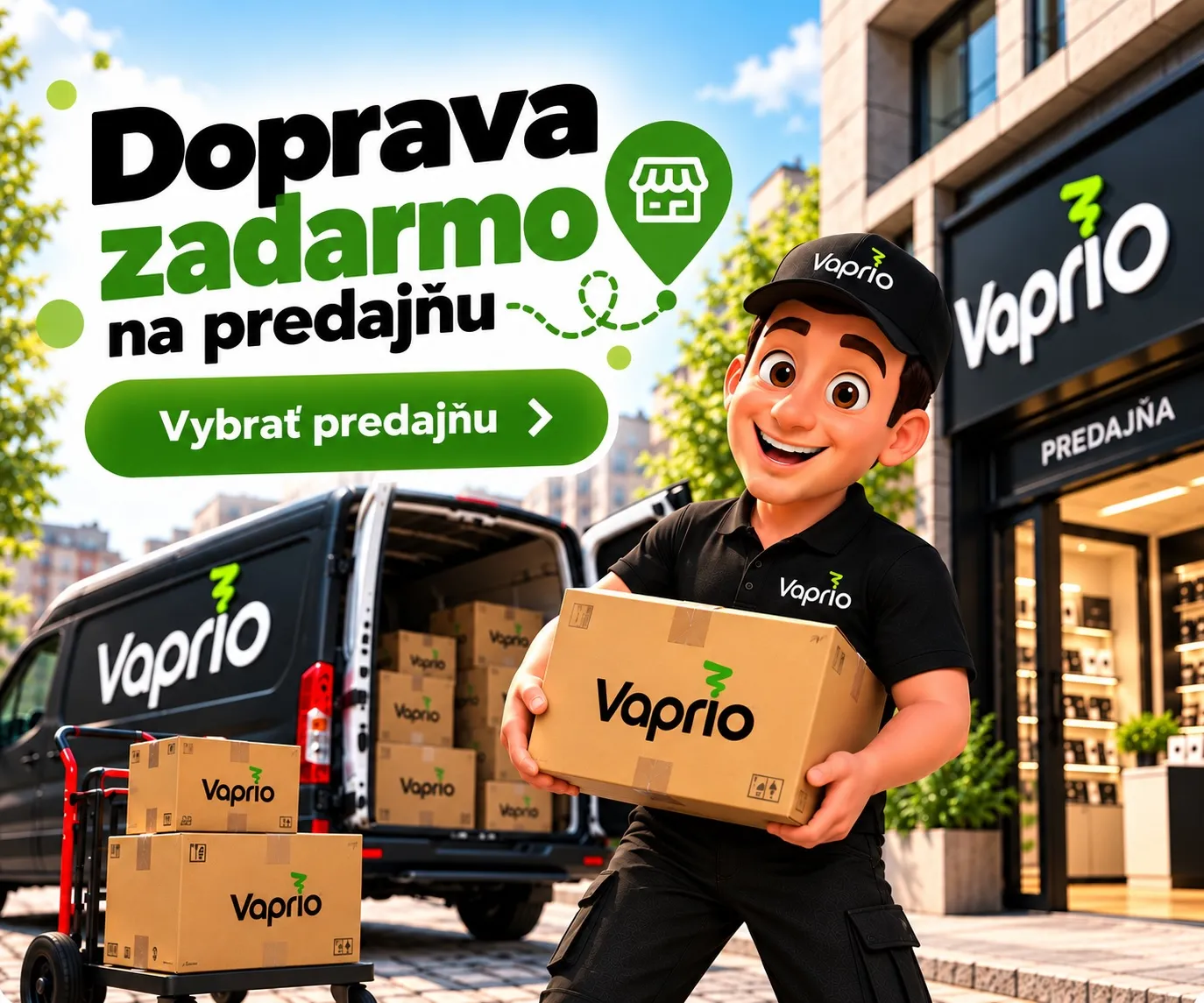 Doprava zdarma na prodejnu SK