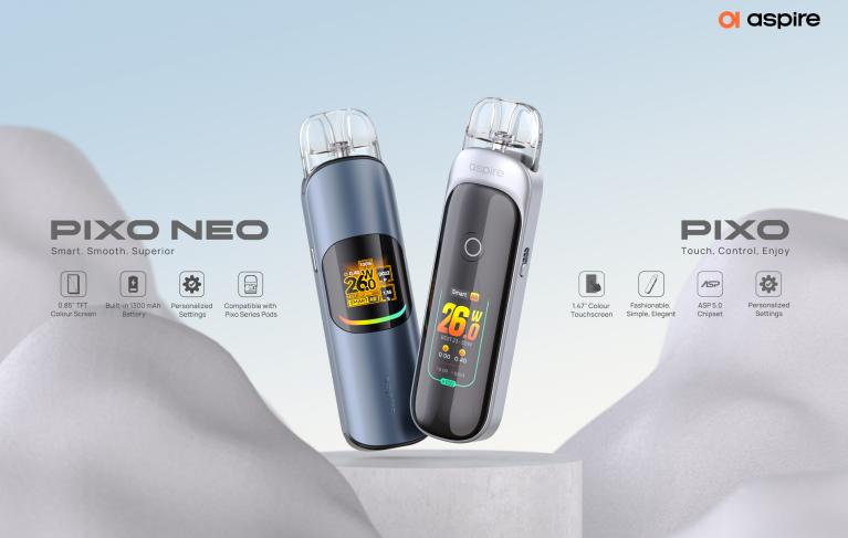 Aspire Pixo & Pixo Neo: šikovný a zábavný.
