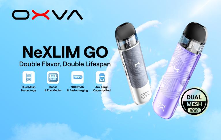 Oxva NeXlim Go: Intenzivní chuť, dlouhá výdrž.