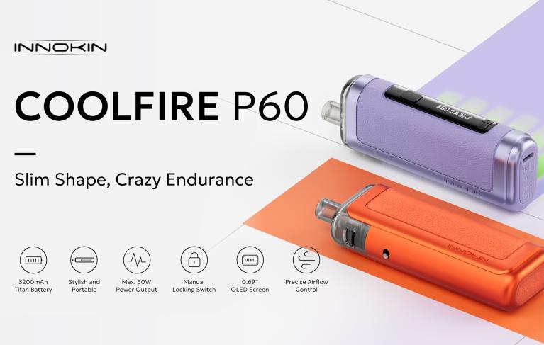 Innokin Coolfire P60: Štíhlý vzhled, nečekaná síla!