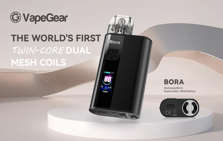 VapeGear Bora: Světová premiéra Twin-core dual mesh hlavy!