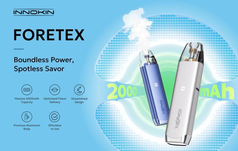 Innokin Foretex: Neobmedzený výkon, dokonalá chuť