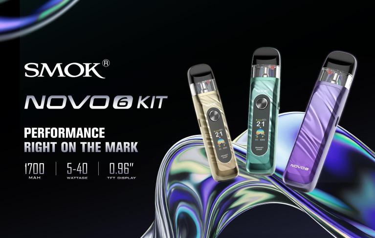 SMOK Novo 6: Presne vyladený výkon