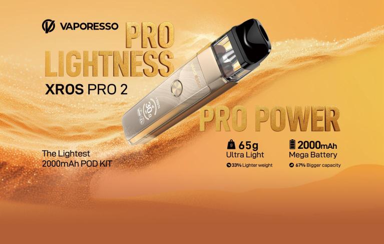 Vaporesso Xros Pro 2: Najľahší pod s batériou 2000 mAh