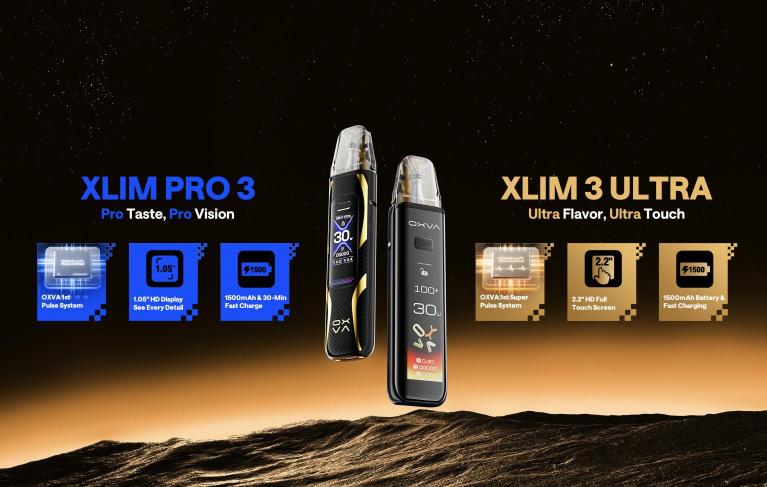 OXVA Xlim Pro 3 / Xlim 3 Ultra: Profesionálna chuť a maximálne pohodlie