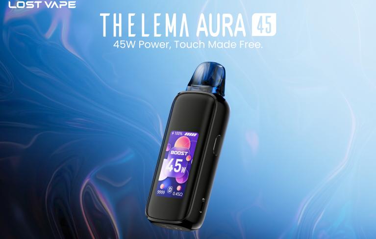 Lost Vape Thelema Aura 45: Bezdotyková síla 45W.