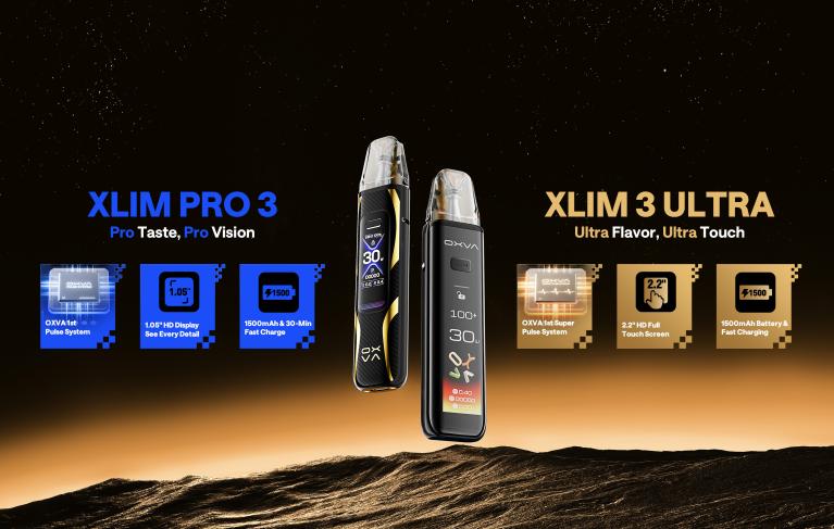 OXVA Xlim Pro 3 / Xlim 3 Ultra: Pro Ultra chuť a pohodu.