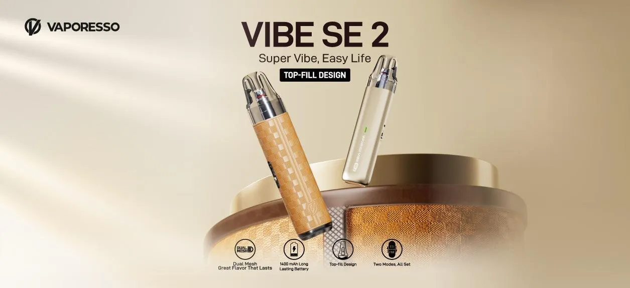 Vaporesso Dual Mesh Vibe SE 2: Pohoda bez starostí.