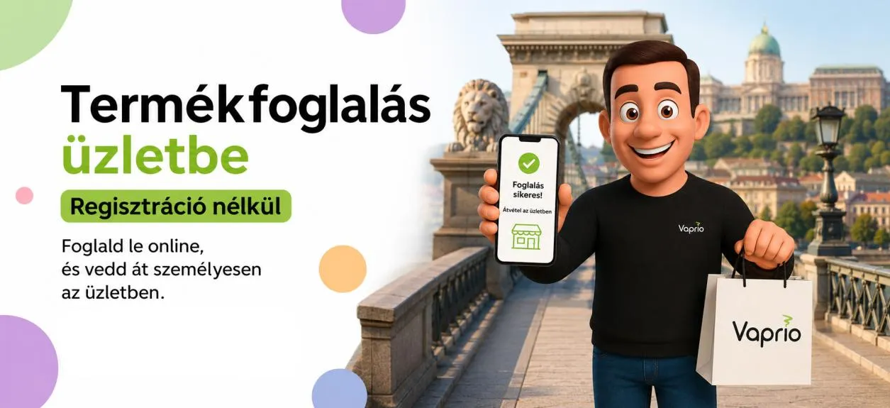 Foglalja le a kívánt mennyiségű terméket egy kiválasztott üzletbe – regisztráció nélkül