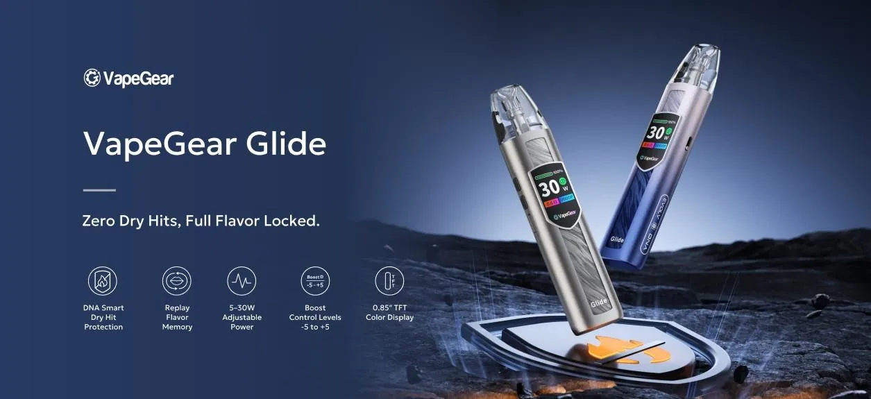 VapeGear Glide: Čistá a plná chuť!