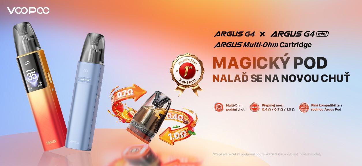 Elektronická cigareta Voopoo Argus G4 / mini: Magický Pod!