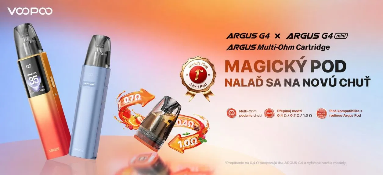Voopoo Argus G4 / mini: Magický Pod