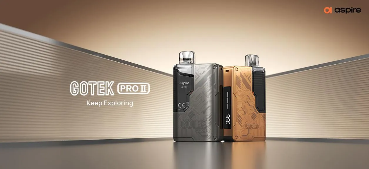 Aspire Gotek Pro II: Neprestávaj objavovať