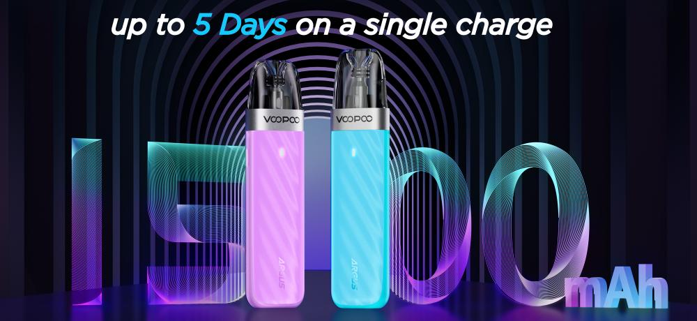 Voopoo Argus Z2: ...až 5 dní na jedno nabitie