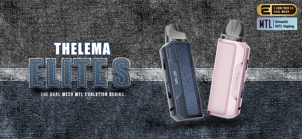 Lost Vape Thelema Elite S: Prichádza nová éra Dual Mesh MTL