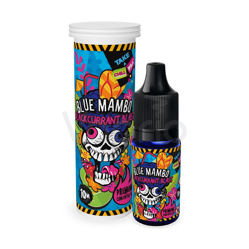 CHILL PILL - Čierna ríbezľa (Blue Mambo - Blackcurrant Blast) príchuť