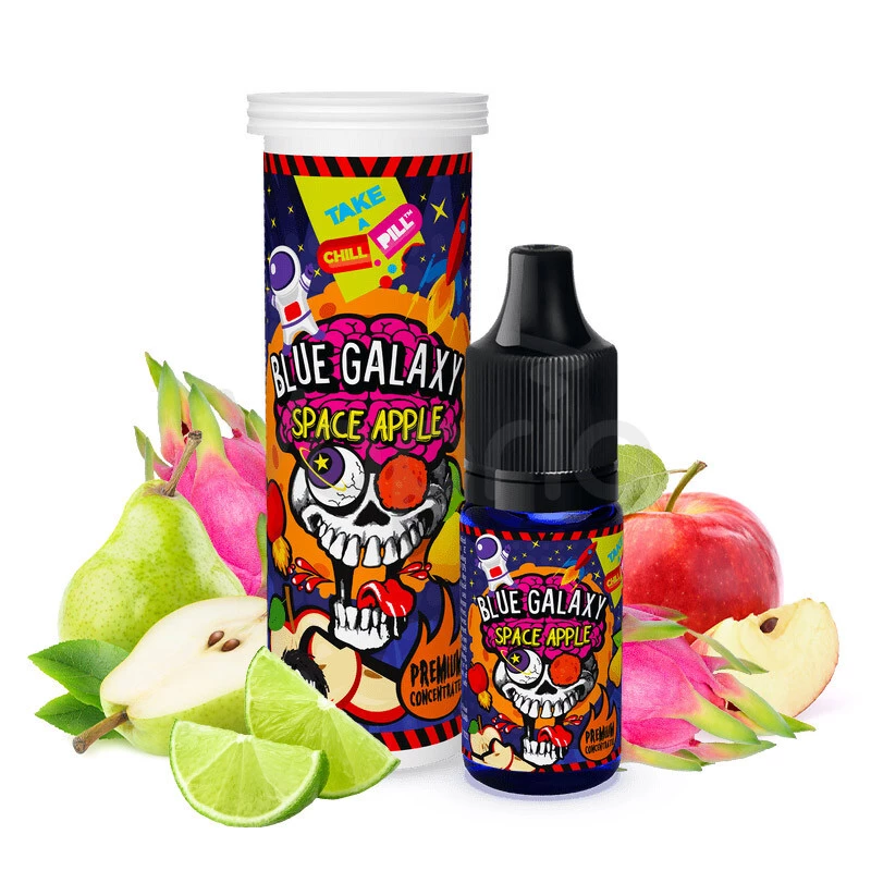 CHILL PILL - Jablková zmes (Blue Galaxy - Space Apple) príchuť