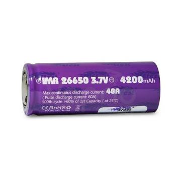 Batéria Efest IMR 26650 - 4200mAh, 35A fialová