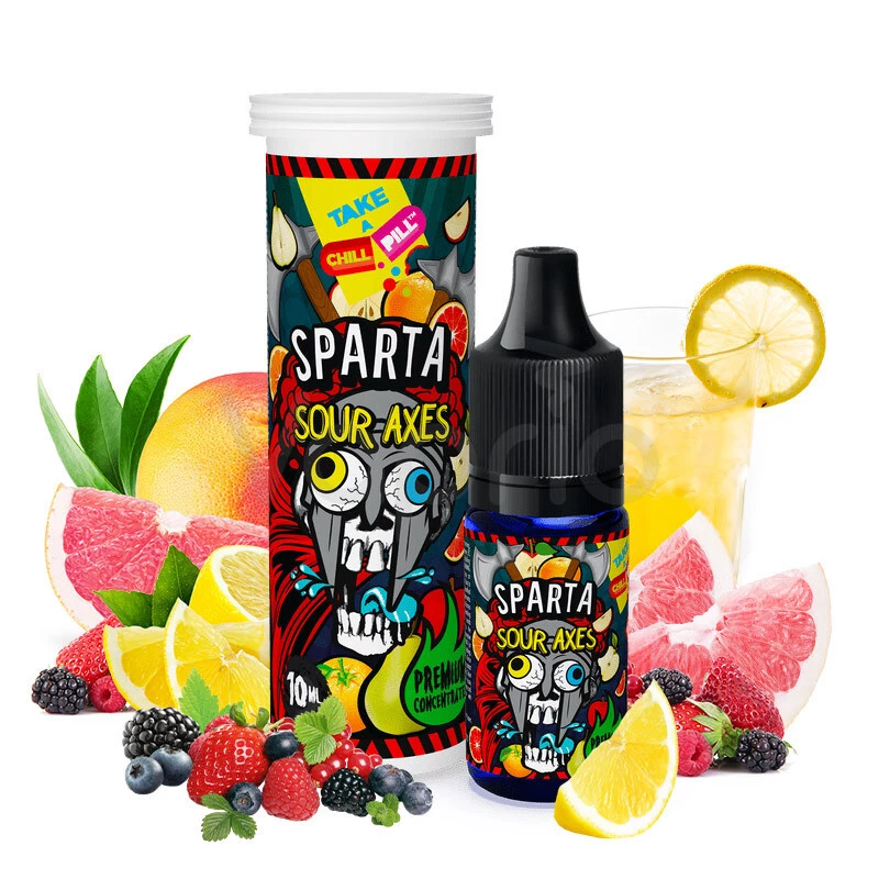 CHILL PILL - Sladkokyslé ovocie (Sparta - Sour Axes) príchuť