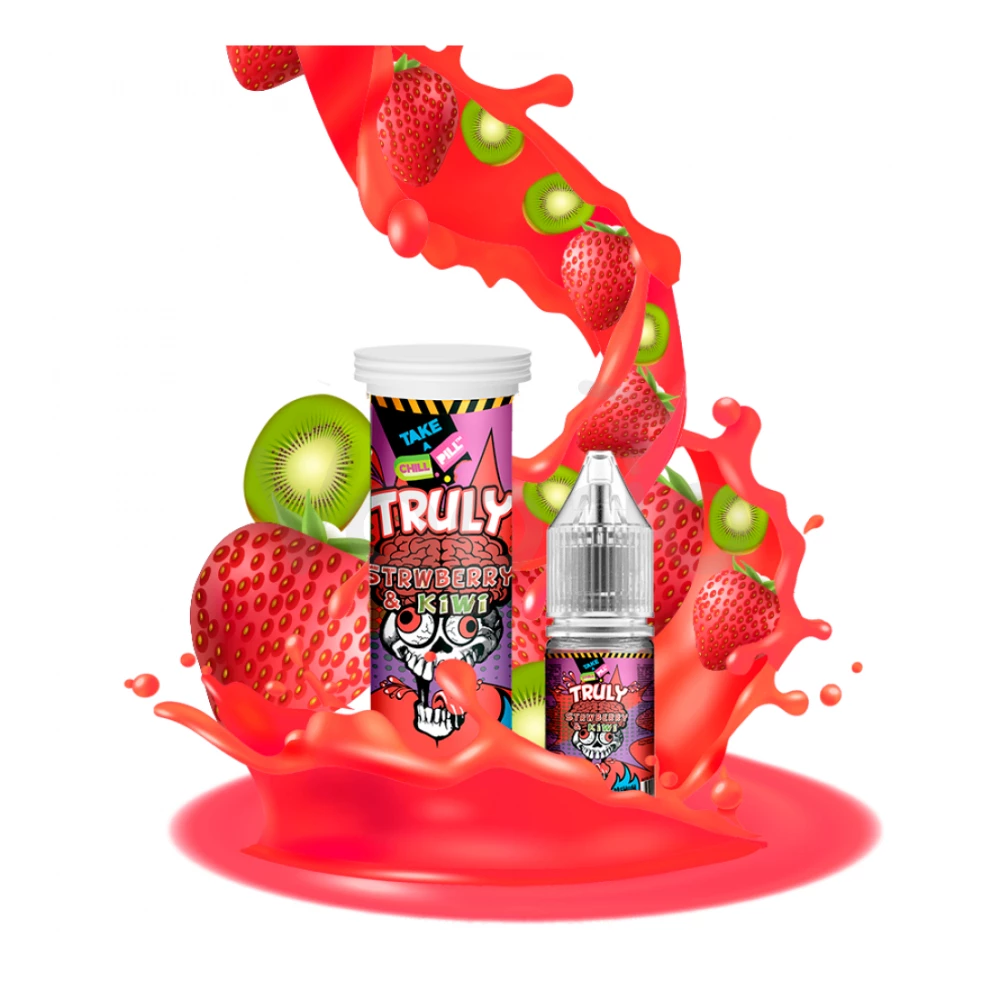 CHILL PILL - Truly Strawberry and Kiwi (Jahoda a kiwi) príchuť