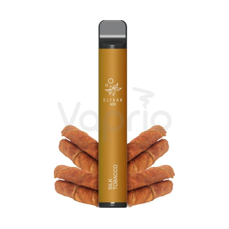 Elf Bar 600 elektronická cigareta - Jemný tabák (Silky Tobacco) 20mg