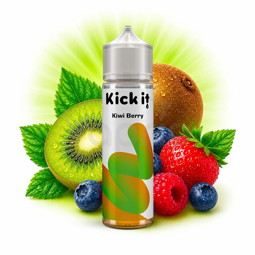 Kickit Kiwi a bobule (Kiwi Berry) - Shake and Vape