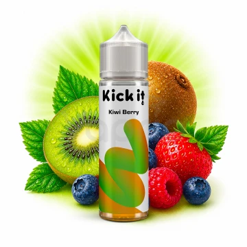 Kickit Kiwi a bobule (Kiwi Berry) - Shake and Vape