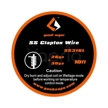 GeekVape Clapton SS316 Tape Wire, 3m
