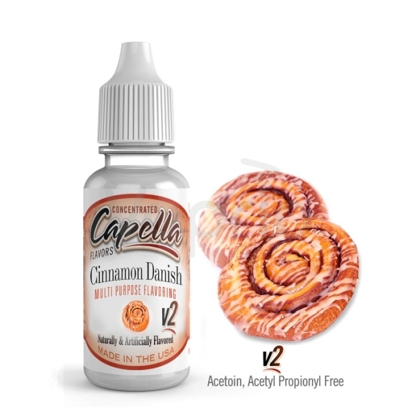 Příchuť Capella - Dánská skořicová rolka / Cinnamon Danish Swirl v2