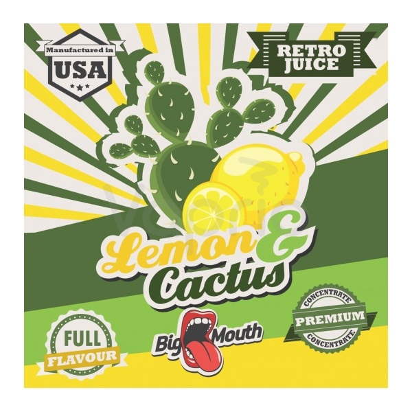 Příchuť Big Mouth RETRO - Citron a kaktus