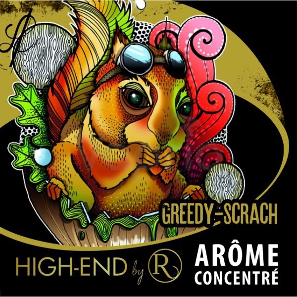 Greedy Scrach (oříšek, pralinka, sušenka) - Revolute High-End příchuť