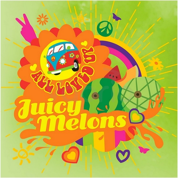 Príchuť Big Mouth All Loved Up - Juicy Melons (Šťavnaté melóny)