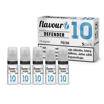 Flavourit DEFENDER - 70/30 - Dripper 10mg, 5x10ml