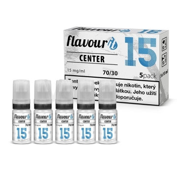 Flavourit CENTER - 70/30 - Dripper 15mg, 5x10ml