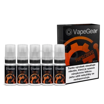 Nikotínová prémiová báza VapeGear - 70PG/30VG - 5x10ml