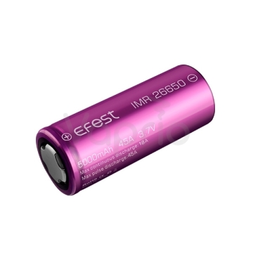 Batéria Efest IMR 26650 - 5000mAh, 40A fialová