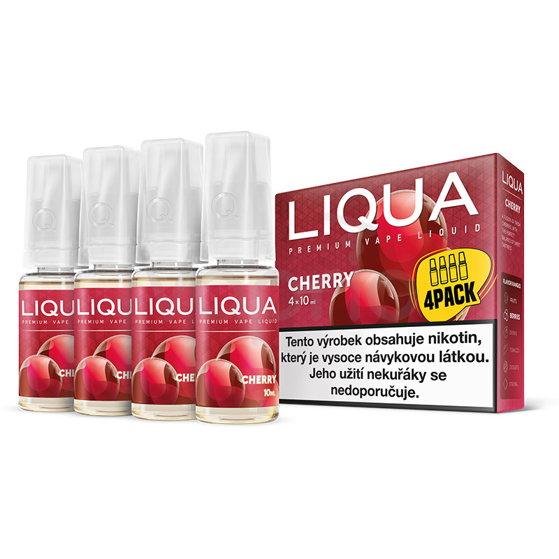 Višeň - Cherry - LIQUA 4-Pack