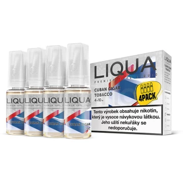 Kubánska cigara - Cuban Cigar Tobacco - LIQUA 4-Pack