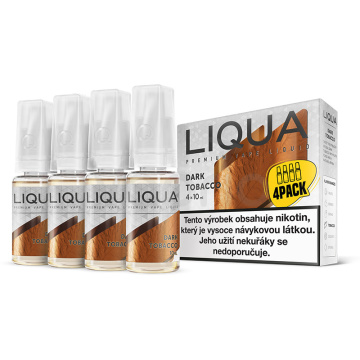 Tmavý tabak - Dark Tobacco - LIQUA 4-Pack