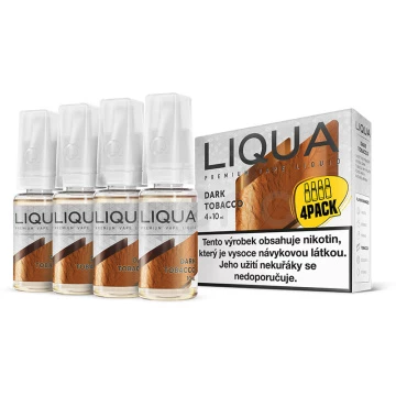 Tmavý tabak - Dark Tobacco - LIQUA 4-Pack